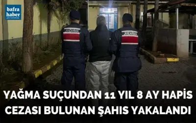 Yağma suçundan 11 yıl 8 ay hapis cezası bulunan şahıs yakalandı
