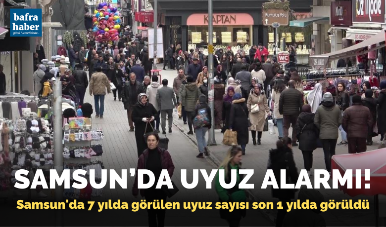 Samsun’da 7 yılda görülen uyuzsayısı son 1 yılda görüldü