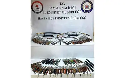 İnternet üzerinden kesici alet satan şahıs yakalandı
