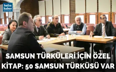Samsun türküleri için özel kitap: 50 Samsun türküsü var