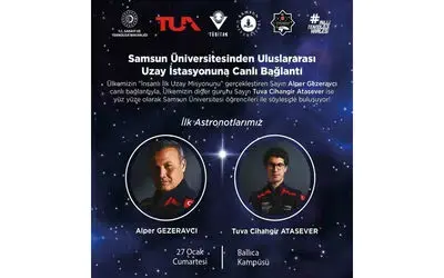 Samsunlu öğrenciler Alper Gezeravcı ile canlı söyleşi yapacak
