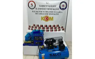 Samsun’da 8 bin makaron ele geçirildi
