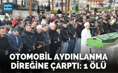 Otomobil aydınlanma direğine çarptı: 1 ölü