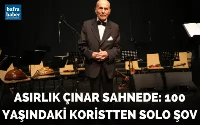 Asırlık çınar sahnede: 100 yaşındaki koristten solo şov