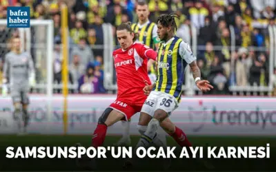 Samsunspor’un Ocak ayı karnesi