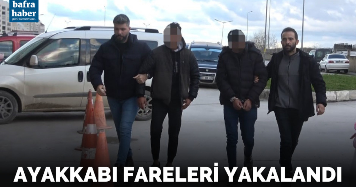 Ayakkabı fareleri yakalandı
