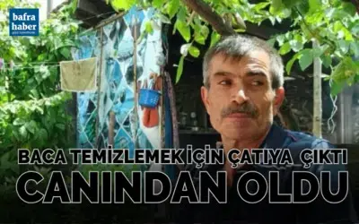 Baca Temizlemek İçin Çatıya Çıkan Şahıs Canından Oldu