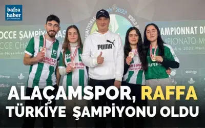 Alaçamspor  Raffa Türkiye şampiyonu oldu