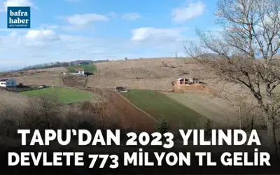Tapu’dan 2023 yılında devlete 773 milyon TL gelir