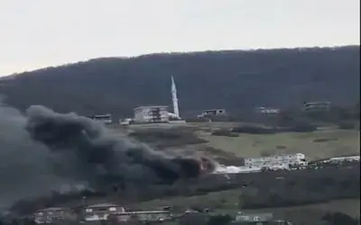 Samsun Şehir Hastanesi şantiyesinde korkutan yangın
