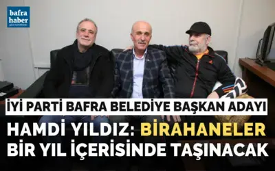 İyi Parti Belediye Başkanı Hamdi Yıldız:  Birahaneler Bir Yıl İçerisinde Taşınacak