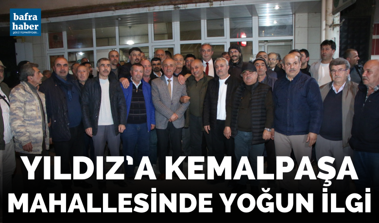 Yıldız’a Kemalpaşa Mahallesinde Yoğun İlgi - İYİ Parti Bafra Belediye Başkanı Hamdi Yıldız, Kemalpaşa Mahallesi'nde gerçekleştirdiği ziyarette büyük  ilgiyle karşılandı. Mahalle sakinleri, Yıldız'ı coşkuyla karşılayarak desteklerini gösterdiler.