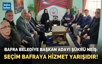 Şükrü Neiş: Seçim Bafra'ya Hizmet Yarışıdır!