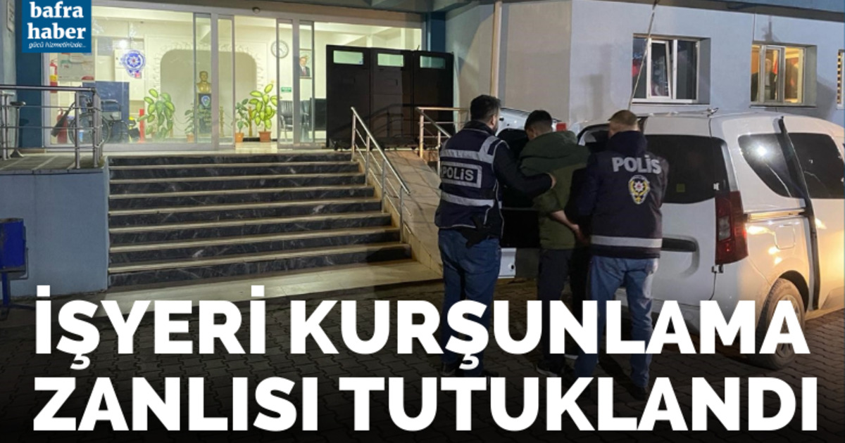 İşyeri kurşunlama zanlısı tutuklandı