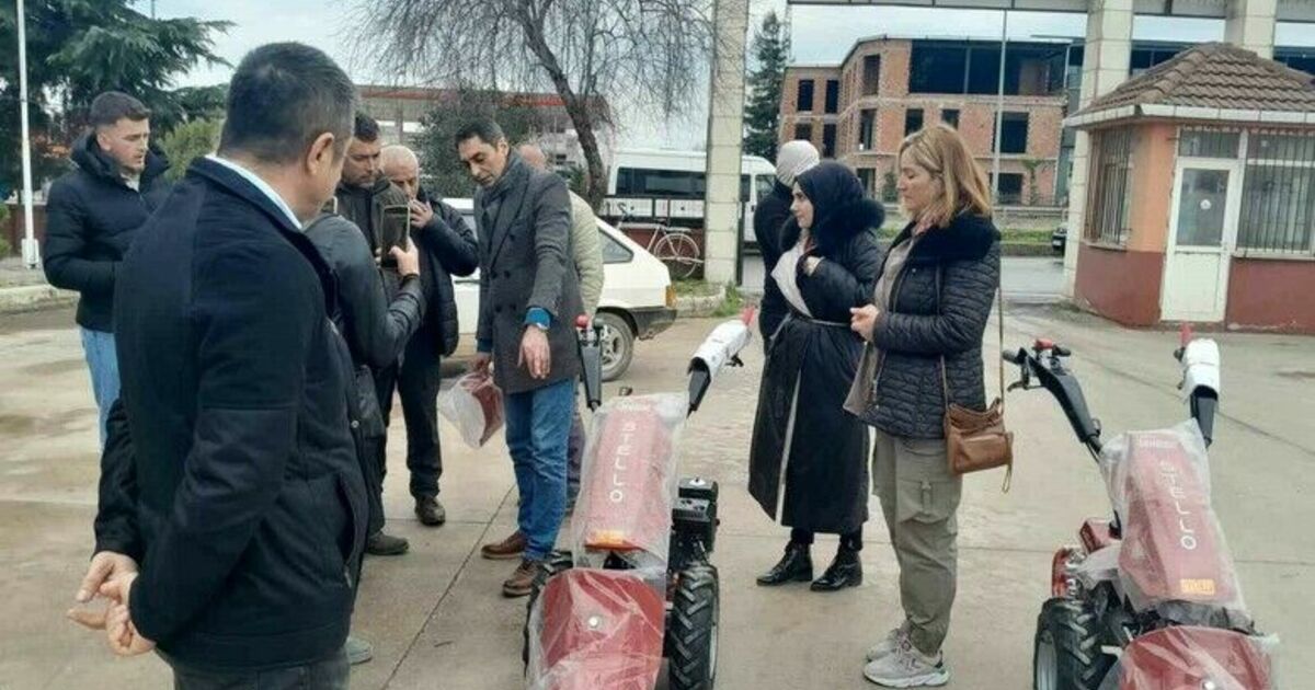 Çiftçilere fide ve makine desteği
