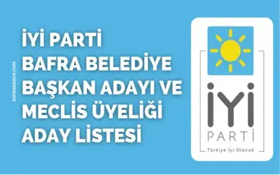İYİ Parti Bafra Belediye Meclis üyesi listesi teslim edildi