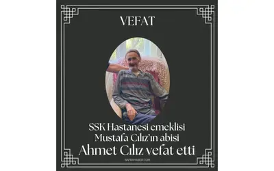 Ahmet Cılız Vefat Etti