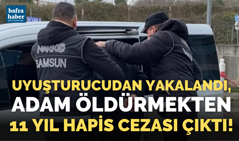 Uyuşturucu ile yakalan şahıs tutuklandı - Samsun’un Bafra ilçesinde uyuşturucu ile yakalanan şahıs tutuklanırken, daha önceden kesinleşmiş 11 yıl 1 ay 25 gün hapis cezası olduğu da ortaya çıktı.
