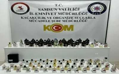Samsun’da gümrük kaçağı parfüm ele geçirildi
