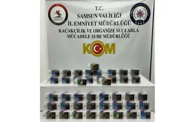 Samsun’da 15 bin adet sahte bandrollü boş makaron ele geçirildi
