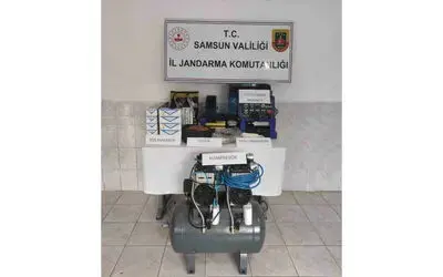 Jandarmadan kaçak tütün satıcılarına baskın