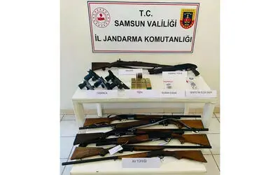 Jandarmanın silah ve mühimmat operasyonunda 2 kişi tutuklandı
