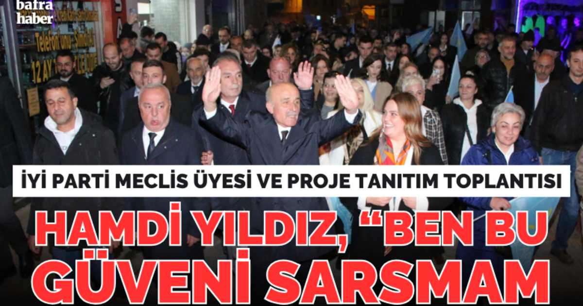 Bafra İyi Parti Meclis Üyesi Ve Proje Tanıtım Toplantısı