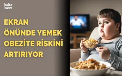 Ekran önünde yemek obezite riskini artırıyor