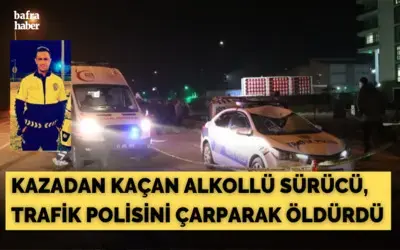 Kazadan kaçan otomobilin çarptığı 1 polis şehit oldu, 1 polis yaralandı