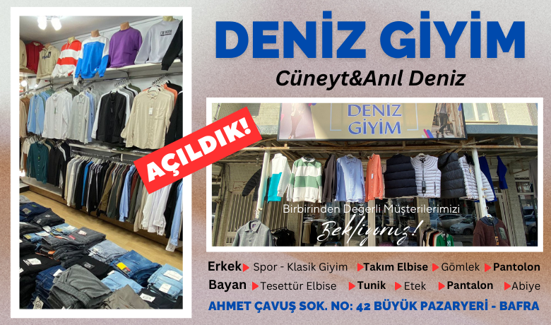 Deniz Giyim Açıldı