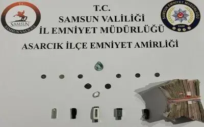 Samsun’da şüpheli şahsın üzerinden tarihi eserler çıktı
