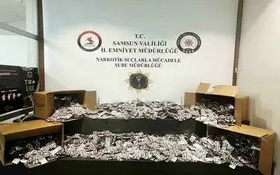 Samsun’da 55 bin 930 sentetik ecza ele geçirildi
