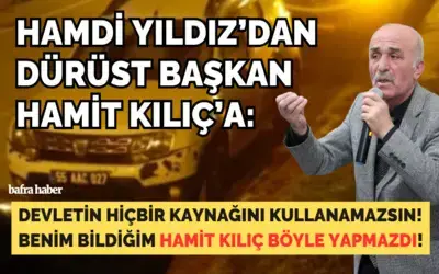 Hamdi Yıldız, Belediyenin Kaç Aracını Seçim Çalışmalarında Kullanıyorsunuz