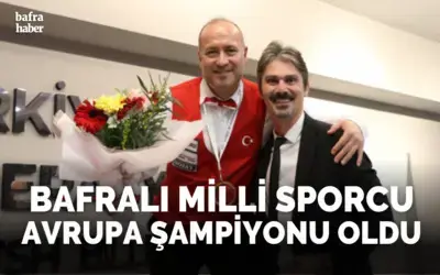 Bafralı Milli Sporcu Avrupa Şampiyonu Oldu