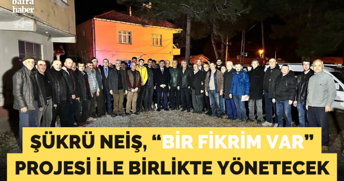 Şükrü Neiş, “bir Fikrim Var” Projesi İle Birlikte Yönetecek