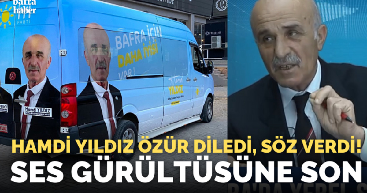 Hamdi Yıldız Ses Gürültüsüne Son Veriyor! Özür Diledi Ve Söz Verdi