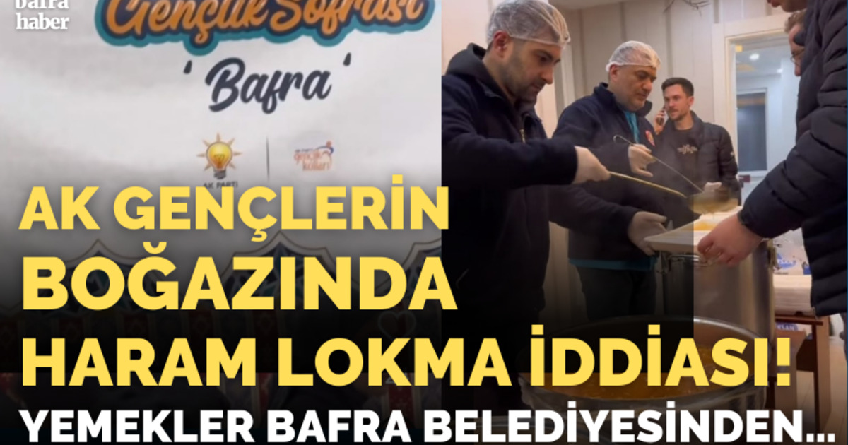 Ak Gençlerin Boğazında Haram Lokma İddiası!
