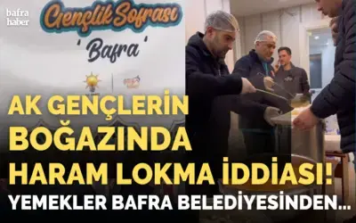 Ak Gençlerin Boğazında Haram Lokma İddiası!