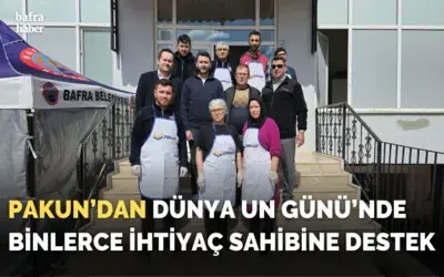 Pakun’dan Dünya Un Günü’nde Binlerce İhtiyaç Sahibine Destek