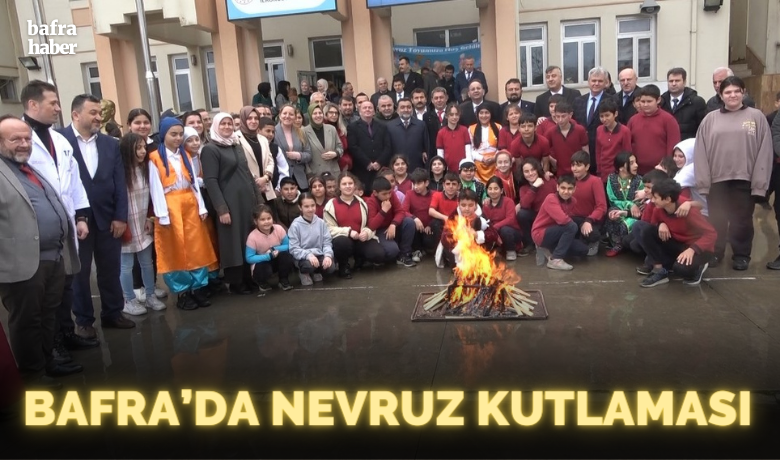 Bafra’da Nevruz kutlaması - Baharın müjdecisi Nevruz Bayramı, Samsun Bafra TOKİ Mehmet Boşnak Ortaokulunda düzenlenen etkinlikle kutlandı.