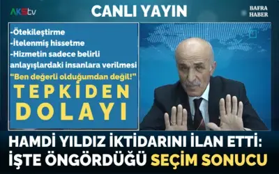 Hamdi Yıldız İktidarını İlan Etti: İşte Öngördüğü Seçim Sonucu 