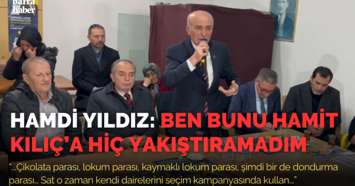 Hamdi Yıldız: Ben Bunu Hamit Kılıç'a Hiç Yakıştıramadım