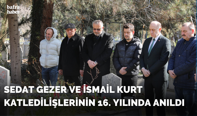 Sedat Gezer Ve İsmailKurt Katledilişlerinin 16. Yılında Anıldı - Bafra'da 25 Mart 2008 tarihinde Bafra Belediye Spor Tesislerine yapılan silahlı saldırı sonucunda hayatlarını kaybeden, teknik direktör Sedat Gezer ve kaleci antrenörü İsmail Kurt dualarla anıldı.