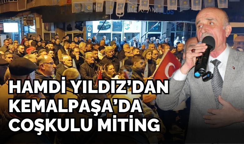 Hamdi Yıldız’dan Kemalpaşa’da Coşkulu Miting - Propaganda içerir - İYİ Parti Bafra Belediye Başkan adayı Hamdi Yıldız, Çilhane, Fatih, Büyükcami, Gazipaşa ve Kemalpaşa mahallelerini kapsayan mitinglerde vatandaşlara hitap etti, "Belediye kapılarını sonuna kadar halkıma açacağız" dedi.
