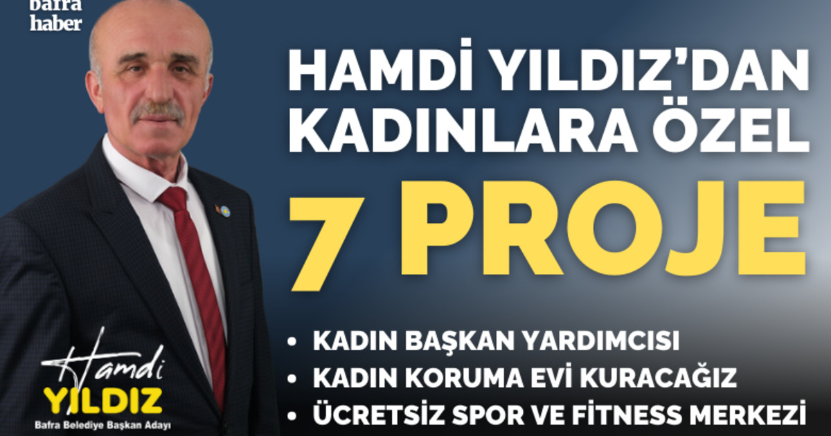 Hamdi Yıldız’dan Kadınlara Özel 7 Proje
