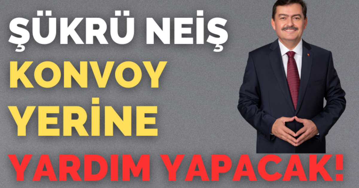 Şükrü Neiş, Konvoy Yapmayacak, Yardım Yapacak
