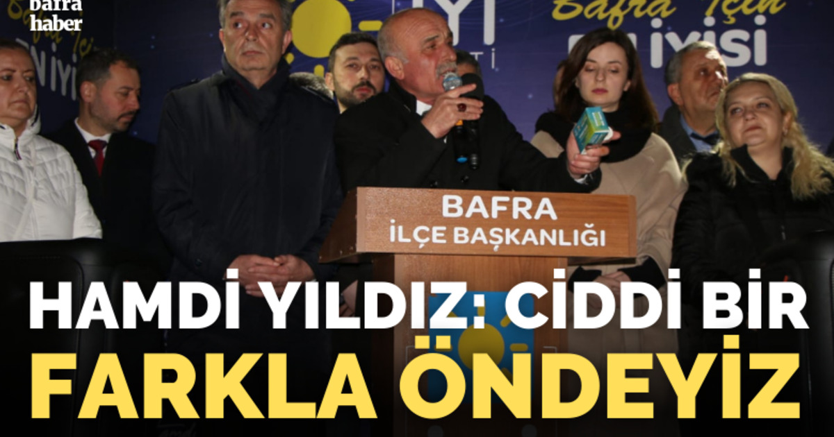 Hamdi Yıldız: Ciddi Bir Farkla Öndeyiz