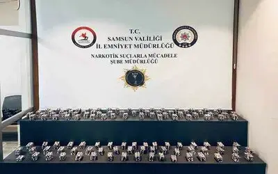 Samsun’da 13 bin 797 adet sentetik ecza ele geçirildi: 2 gözaltı
