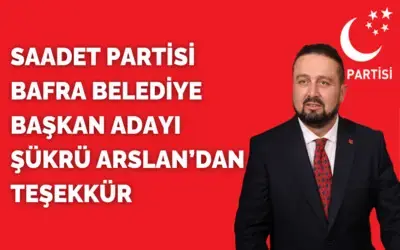 Şükrü Arslan’dan teşekkür