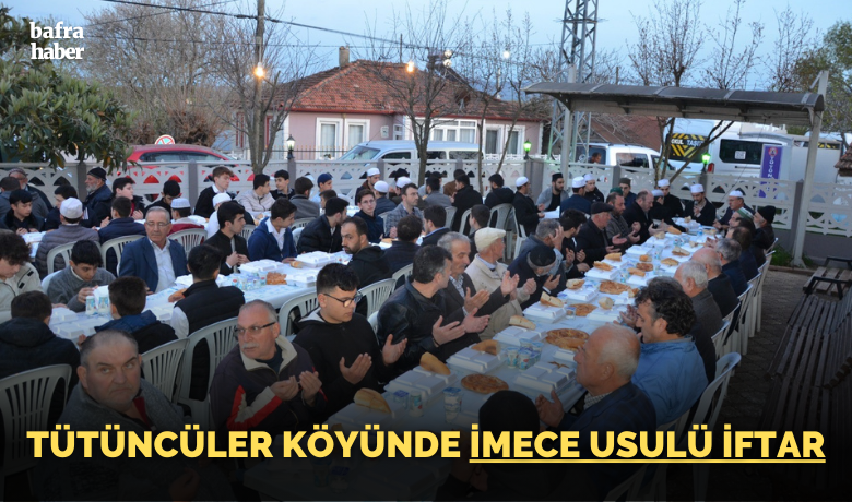 Mahallede imece usulü iftar